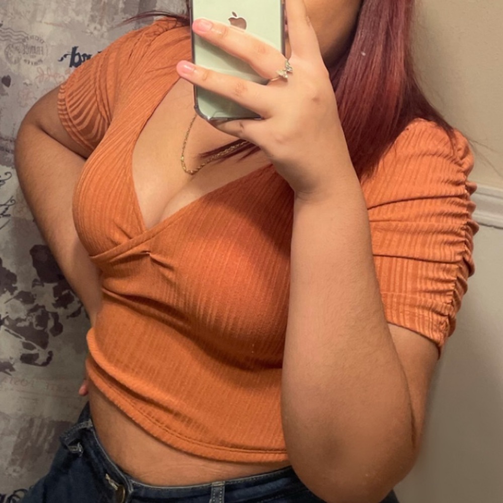 Wrap crop top